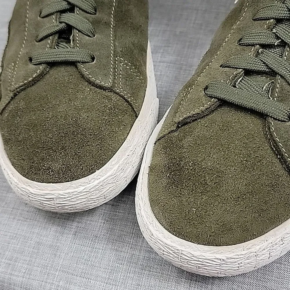 Nike Blazer Mid Premium 2016 429988-303 Green Olive Suede Sneaker Men's SZ 12